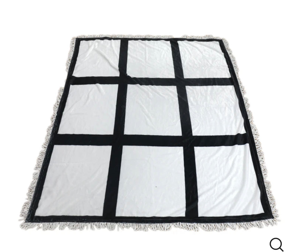 Personalized 9 Panel Blanket